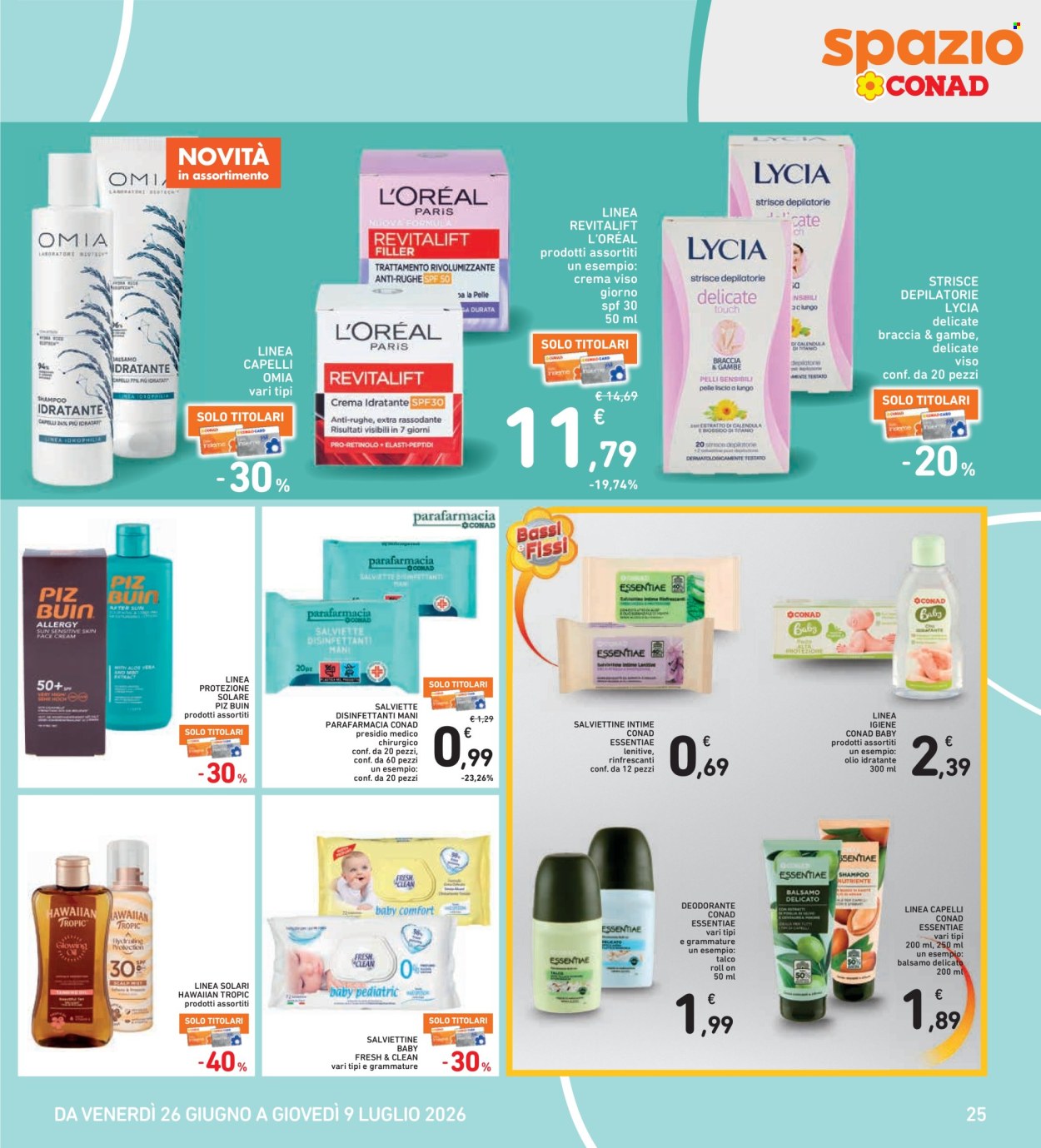 Leták Spazio Conad - 26.6.2026 - 9.7.2026. Strana 25
