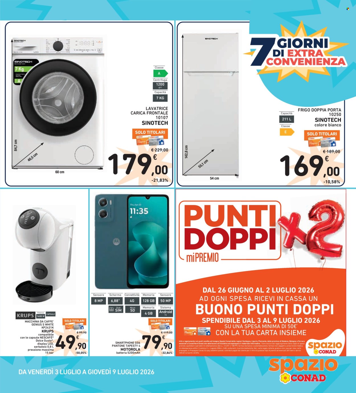 Leták Spazio Conad - 26.6.2026 - 9.7.2026. Strana 39