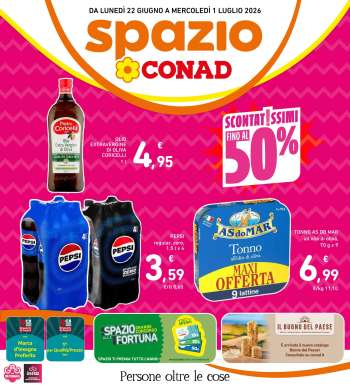 Volantino Spazio Conad - 22/6/2026 - 1/7/2026.