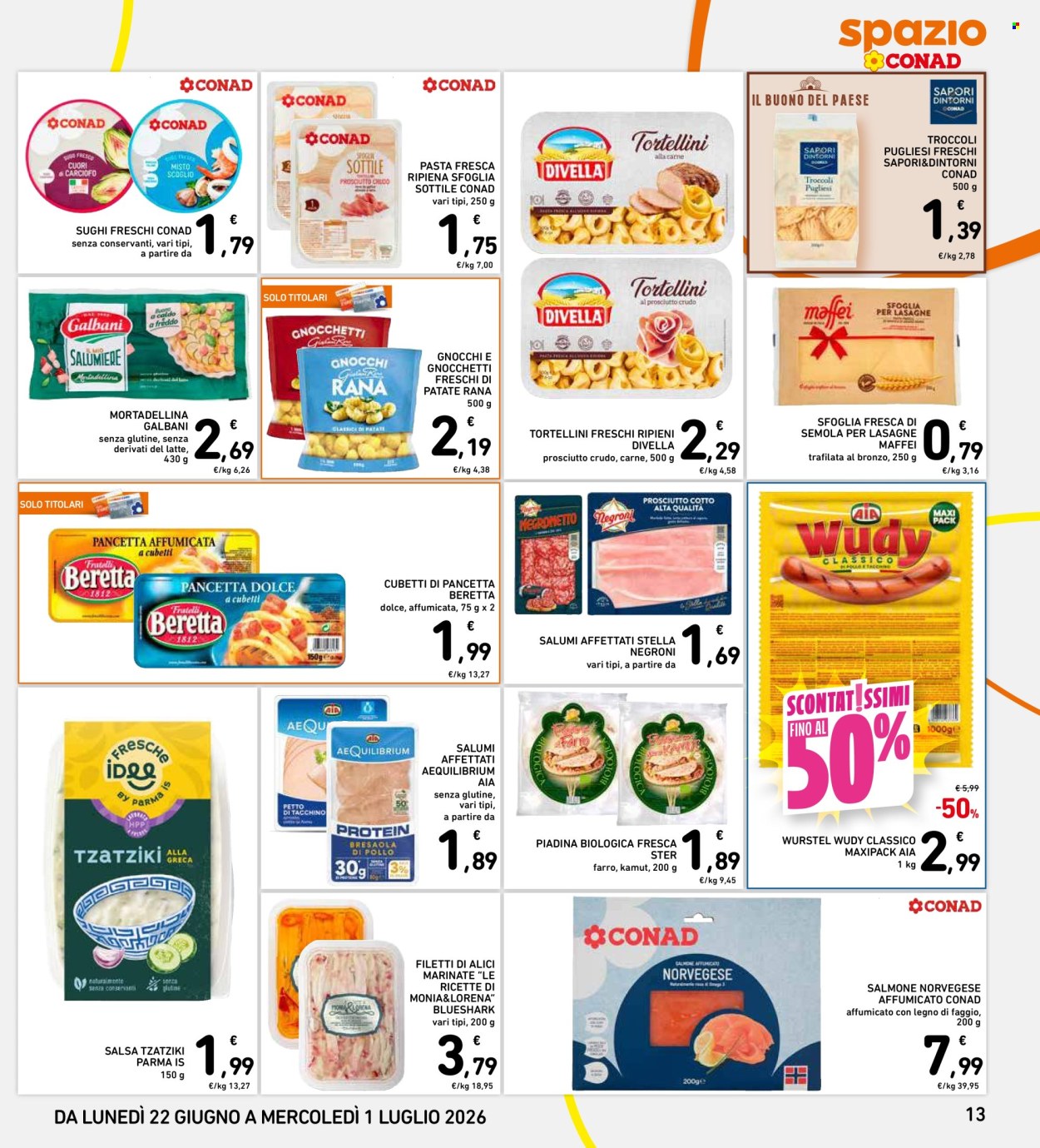 Volantino Spazio Conad - 22/6/2026 - 1/7/2026. Pagina 13