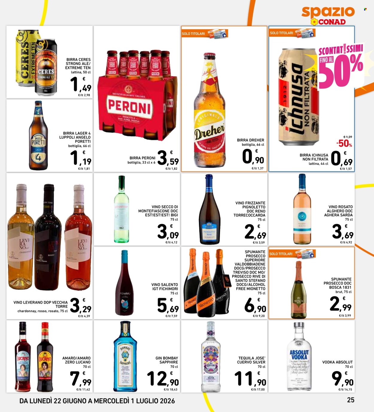 Volantino Spazio Conad - 22/6/2026 - 1/7/2026. Pagina 25