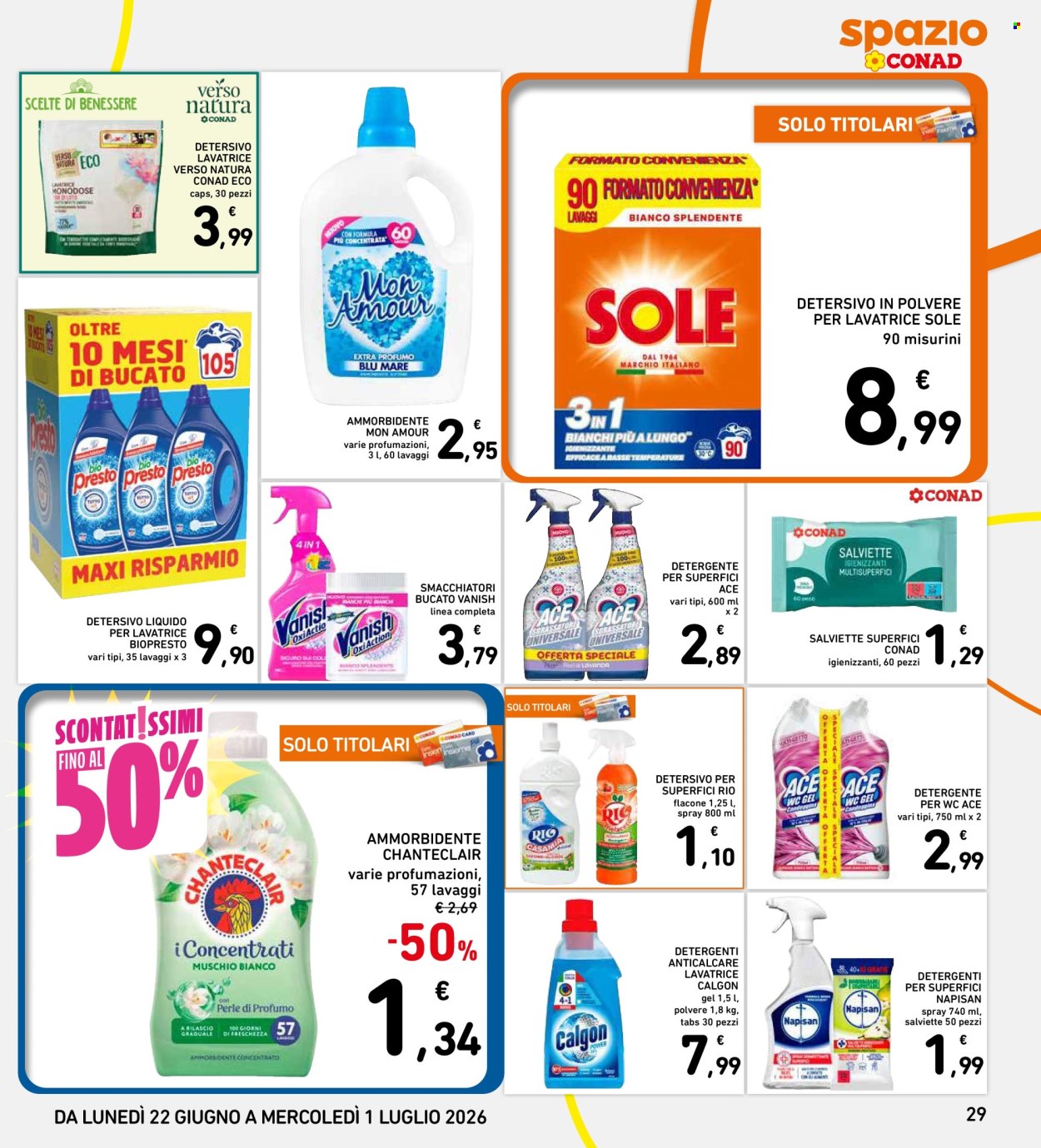 Volantino Spazio Conad - 22/6/2026 - 1/7/2026. Pagina 29