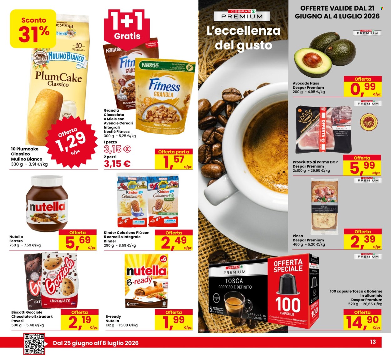 Volantino Eurospar - 25/6/2026 - 8/7/2026. Pagina 13