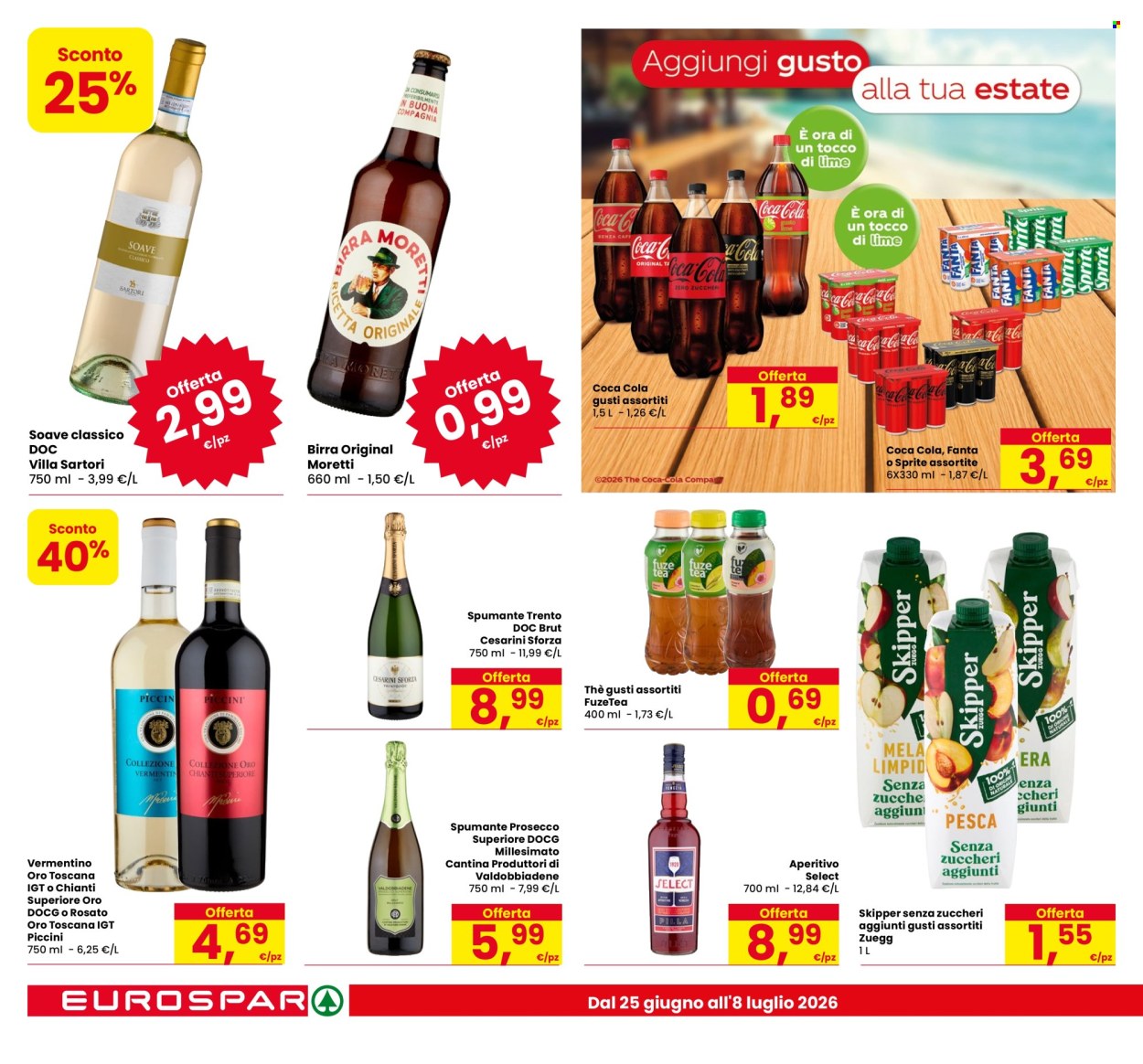 Volantino Eurospar - 25/6/2026 - 8/7/2026. Pagina 14