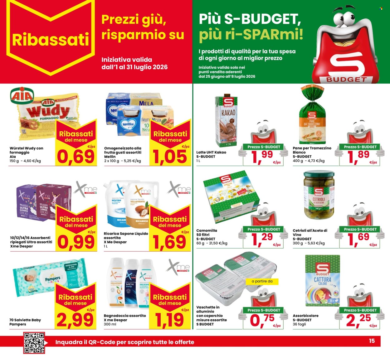 Volantino Eurospar - 25/6/2026 - 8/7/2026. Pagina 15