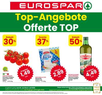 Volantino Eurospar - 25/6/2026 - 8/7/2026.