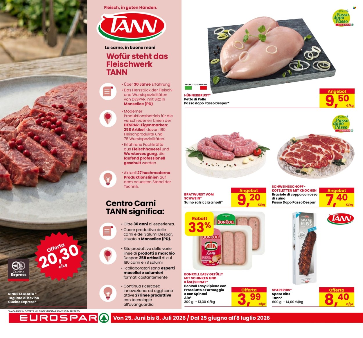 Volantino Eurospar - 25/6/2026 - 8/7/2026. Pagina 2