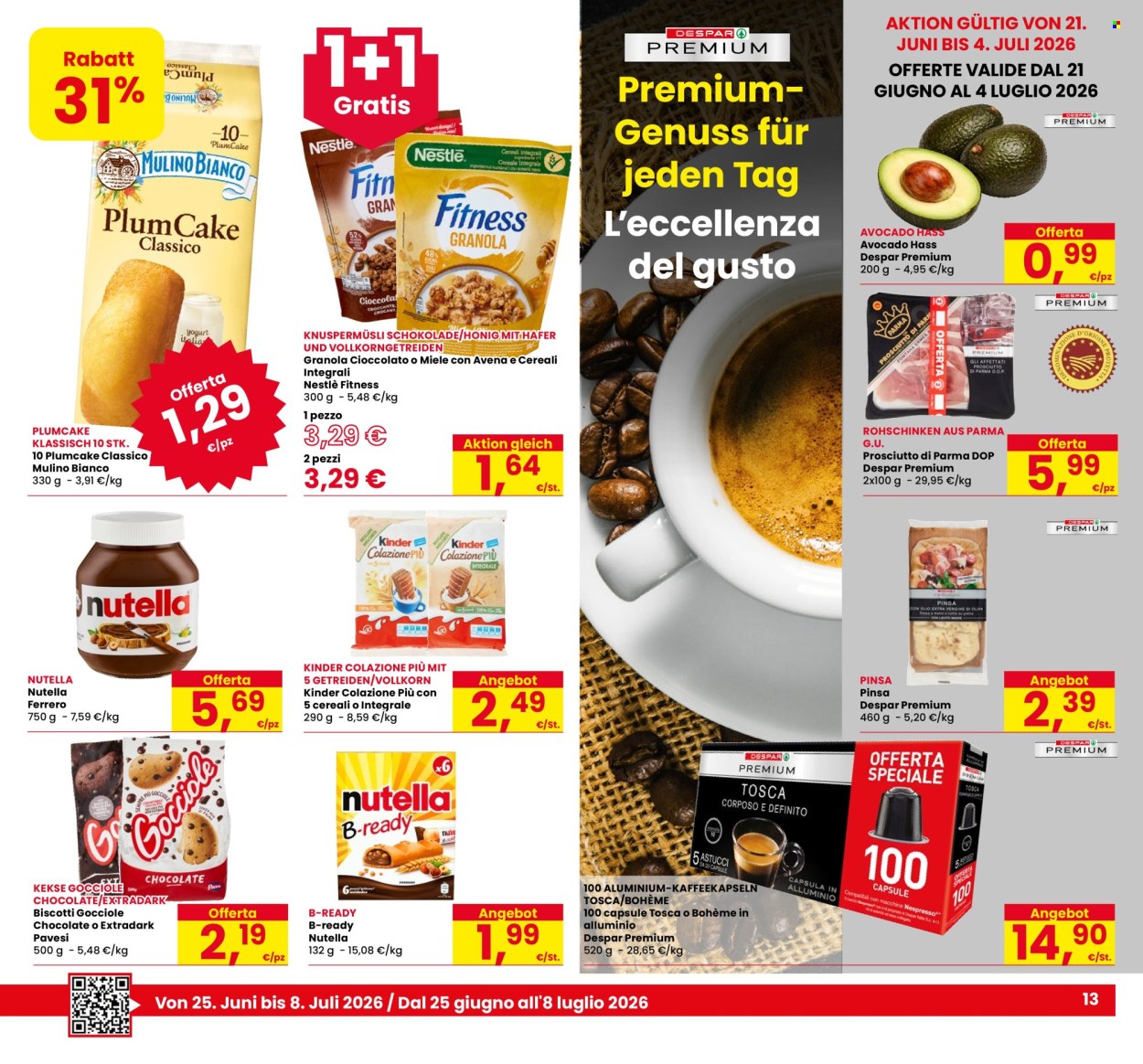 Volantino Eurospar - 25/6/2026 - 8/7/2026. Pagina 13