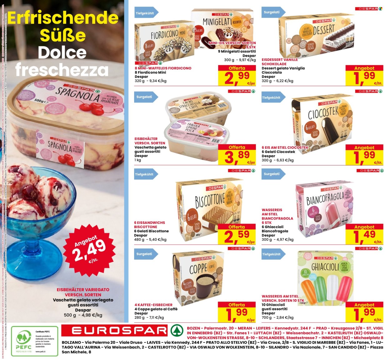 Volantino Eurospar - 25/6/2026 - 8/7/2026. Pagina 20