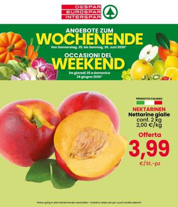 Volantino Eurospar - 25/6/2026 - 28/6/2026.
