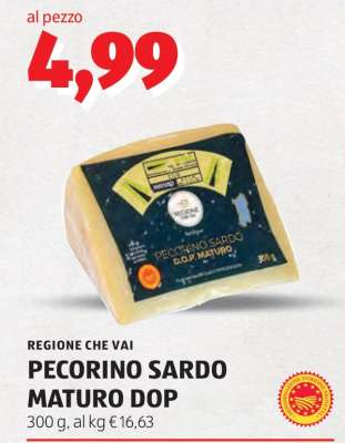 Pecorino sardo maturo DOP