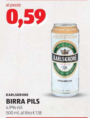 KARLSKRONE BIRRA PILS