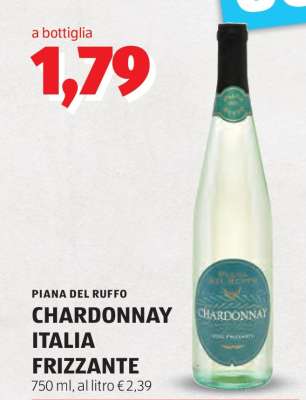 PIANA DEL RUFFO CHARDONNAY ITALIA FRIZZANTE