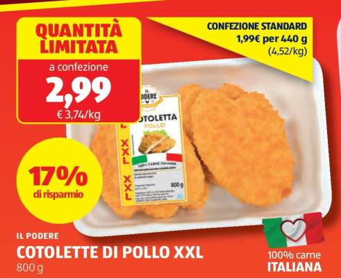 COTOLETTE DI POLLO XXL