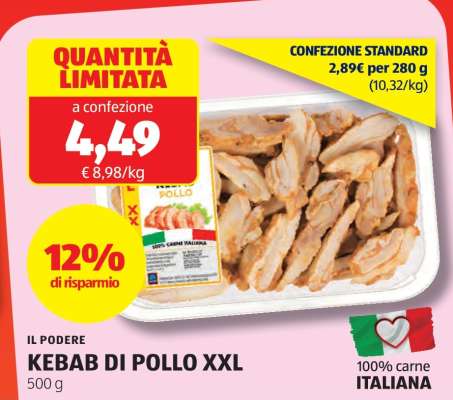 KEBAB DI POLLO XXL