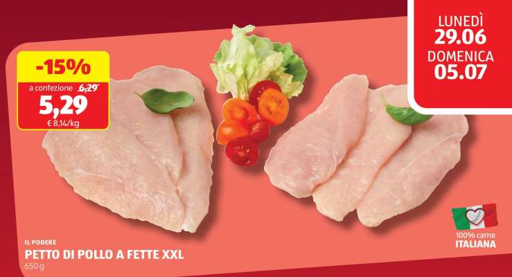 IL PODERE PETTO DI POLLO A FETTE XXL