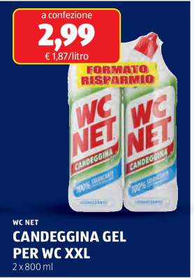 WC NET CANDEGGINA GEL PER WC XXL