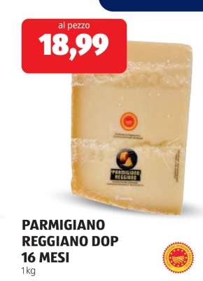 PARMIGIANO REGGIANO DOP 16 MESI
