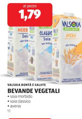 VALSOIA BONTÀ E SALUTE BEVANDE VEGETALI