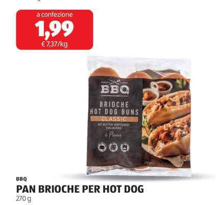 BBQ PAN BRIOCHE PER HOT DOG