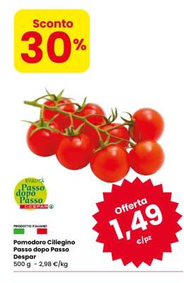 Pomodoro ciliegino Passo dopo Passo DESPAR