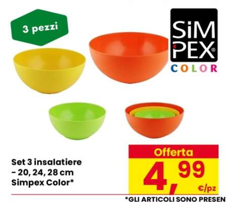 Set 3 insalatiere