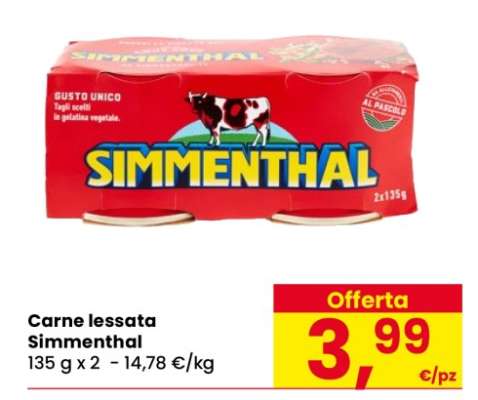 CARNE LESSATA SIMMENTHAL