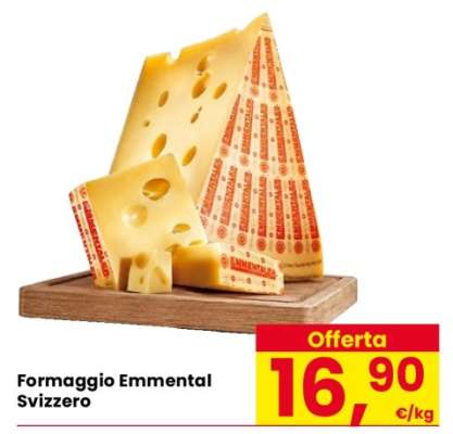 Formaggio Emmental Svizzero