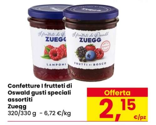 Confetture I frutteti di Oswald gusti speciali assortiti