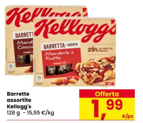 Barrette assortite Kellogg's