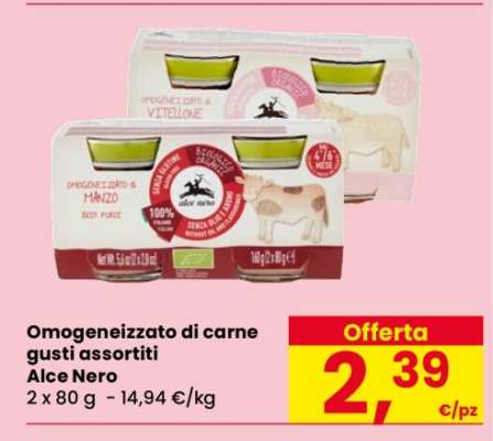 Omogeneizzato di carne gusti assortiti
