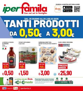Volantino Famila - 25/6/2026 - 8/7/2026.