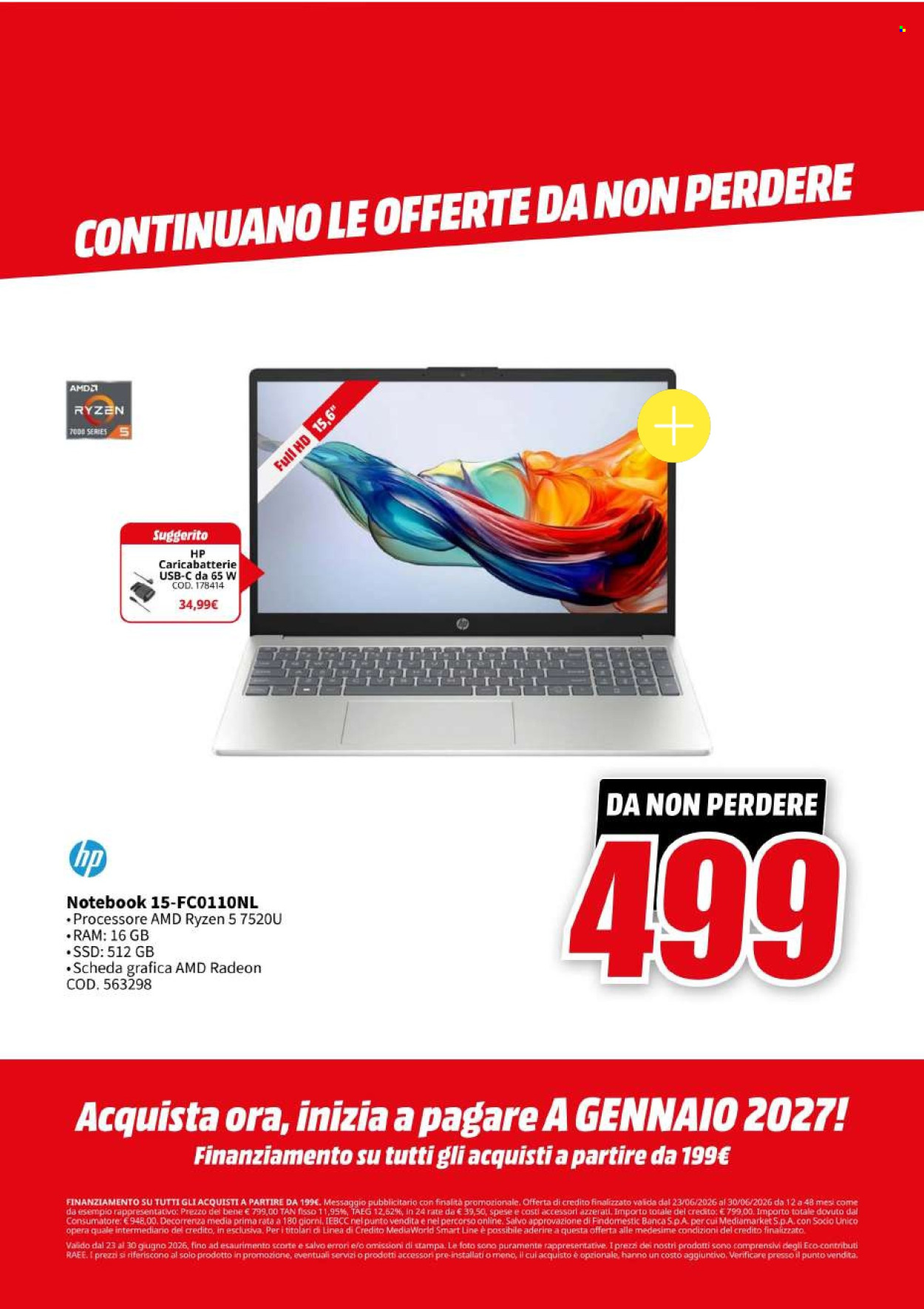 Volantino MediaWorld - 23/6/2026 - 30/6/2026. Pagina 16