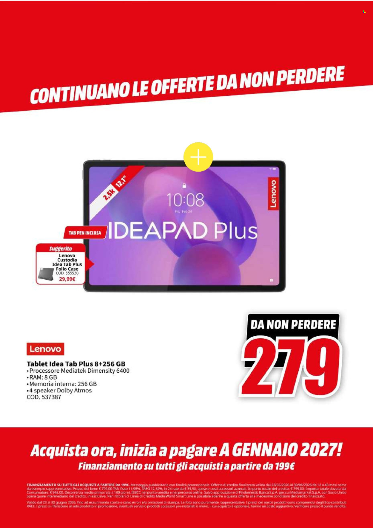 Volantino MediaWorld - 23/6/2026 - 30/6/2026. Pagina 37