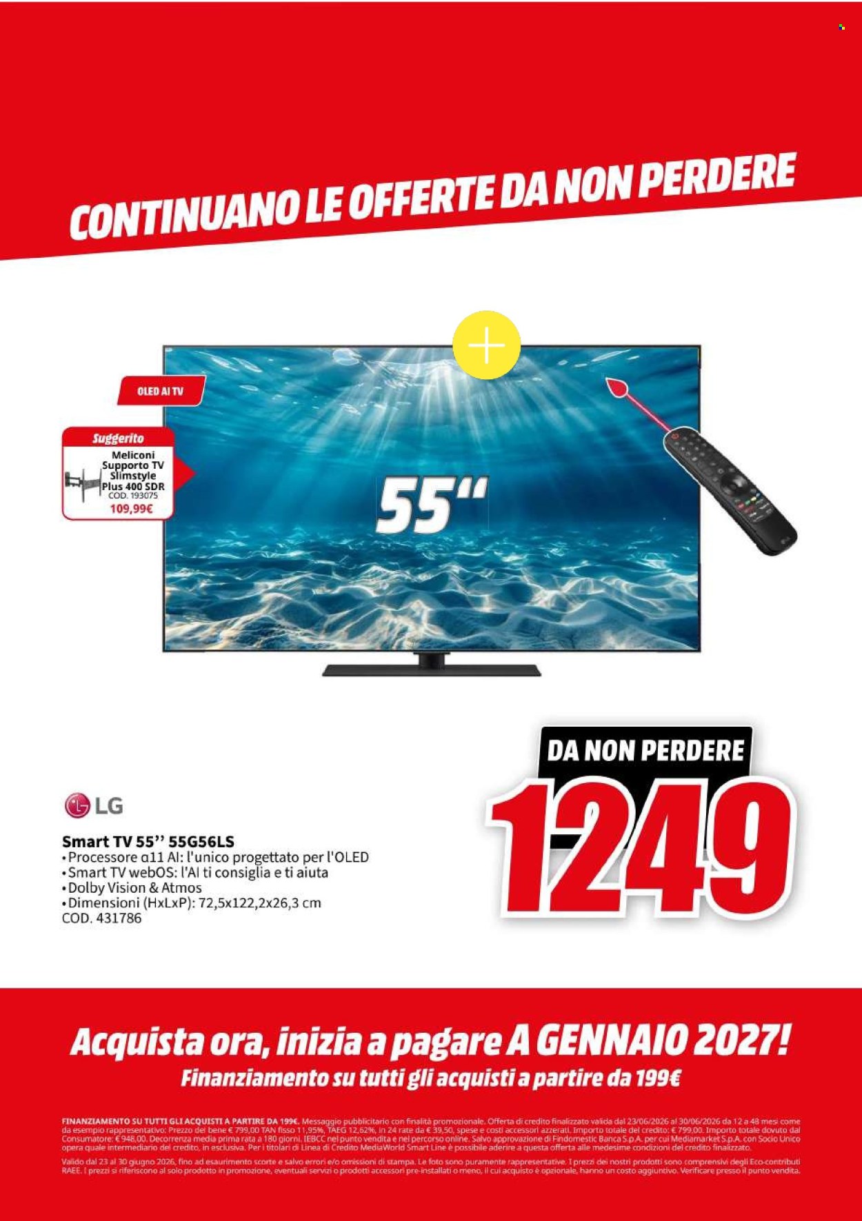 Volantino MediaWorld - 23/6/2026 - 30/6/2026. Pagina 40