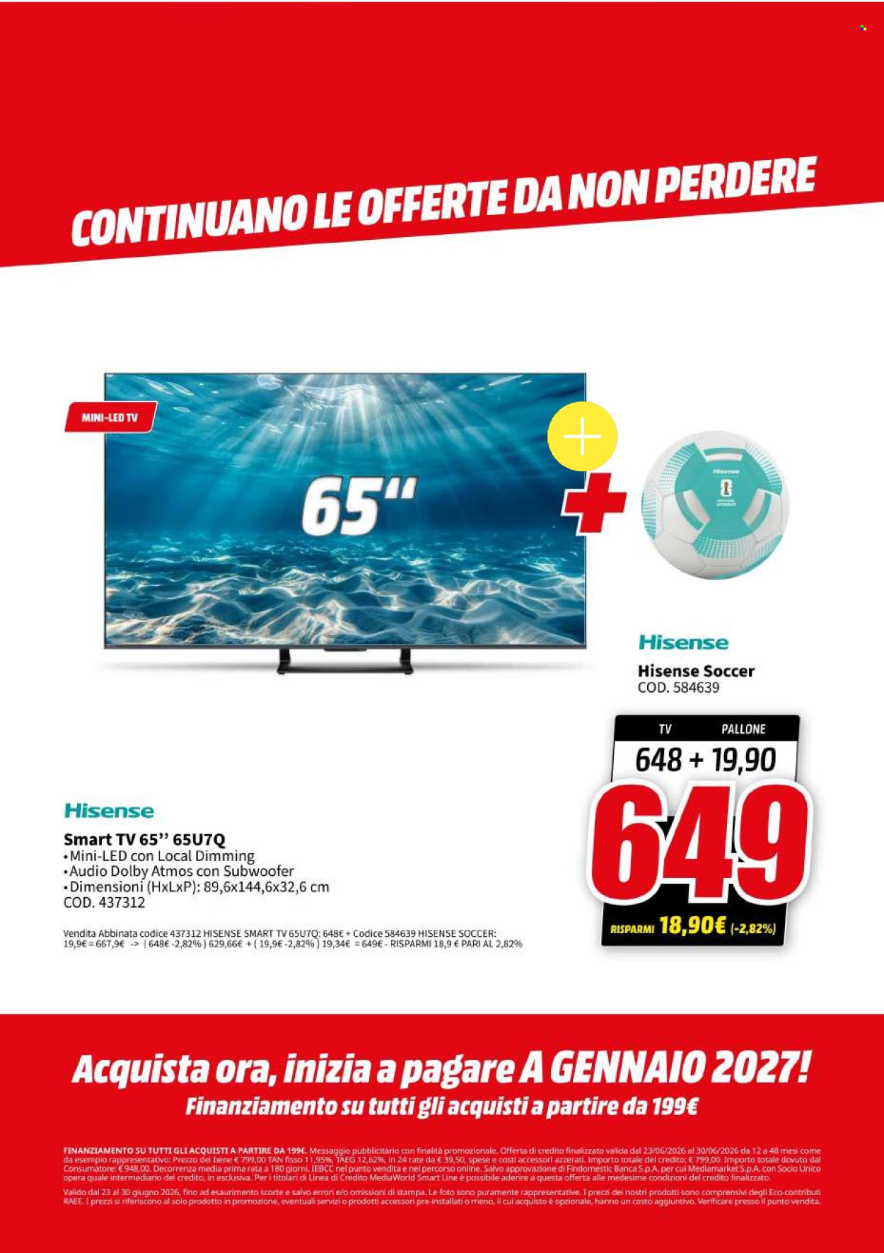 Volantino MediaWorld - 23/6/2026 - 30/6/2026. Pagina 51