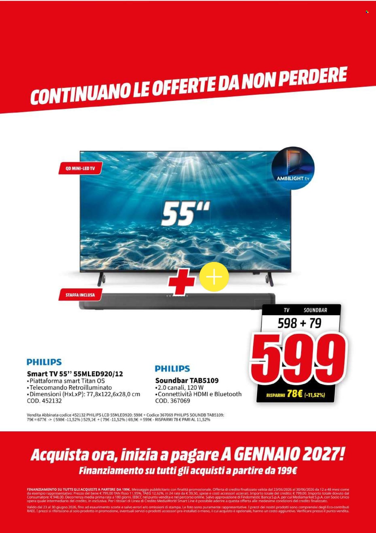 Volantino MediaWorld - 23/6/2026 - 30/6/2026. Pagina 52