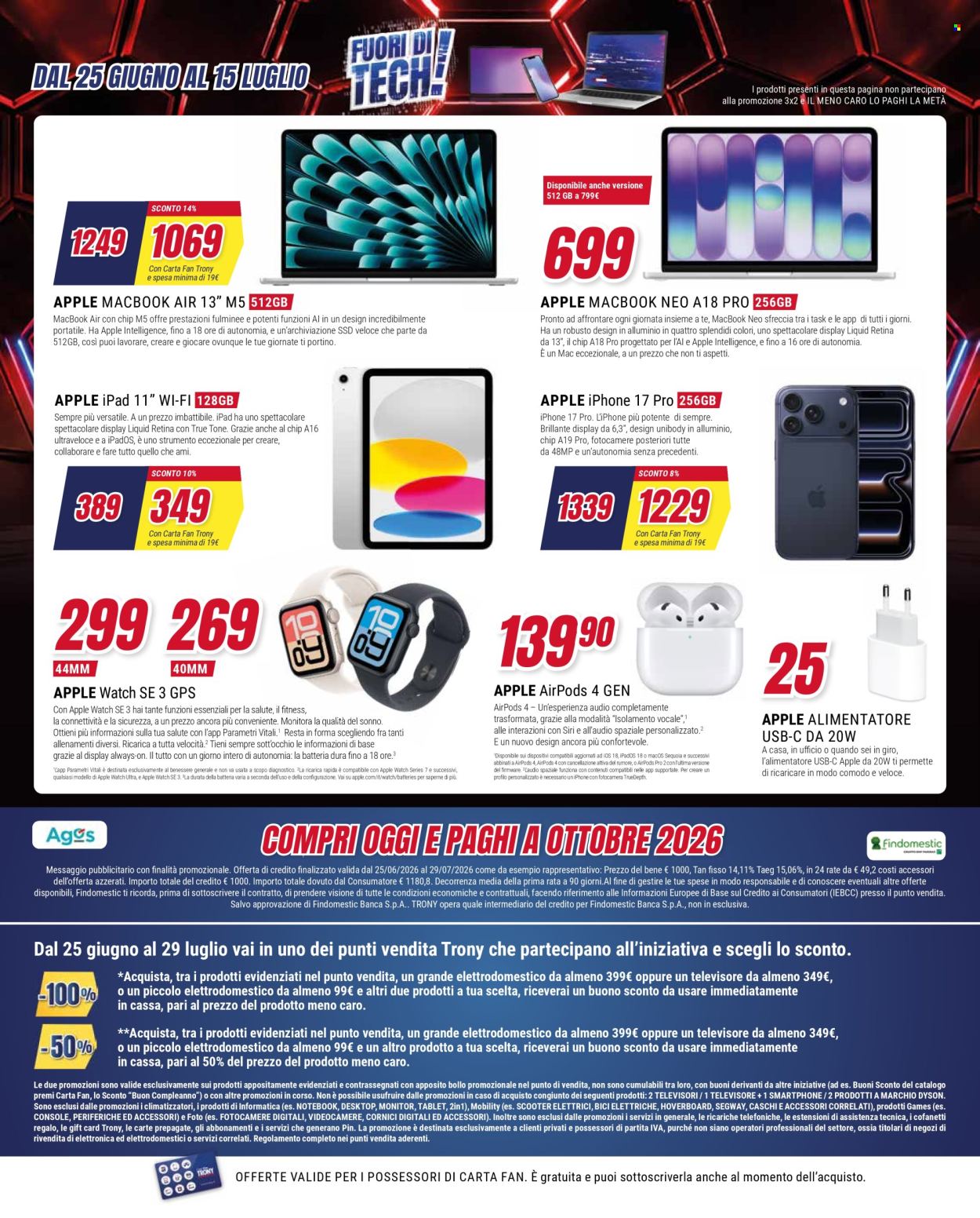 Volantino Trony - 25/6/2026 - 29/7/2026. Pagina 46