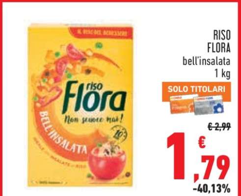 RISO FLORA BELL’INSALATA