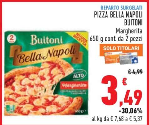 Pizza Bella Napoli Buitoni