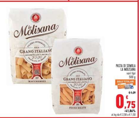 PASTA DI SEMOLA LA MOLISANA