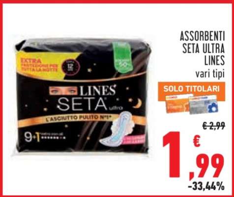 Assorbenti Seta Ultra Lines