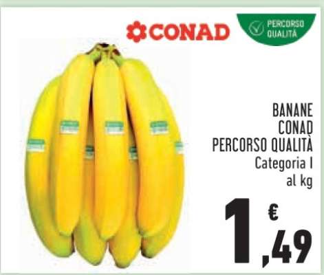 Banane Conad Percorso Qualità