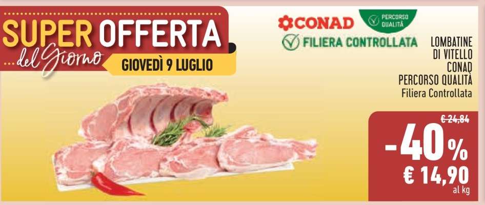LOMBATINE DI VITELLO CONAD PERCORSO QUALITÀ Filiera Controllata