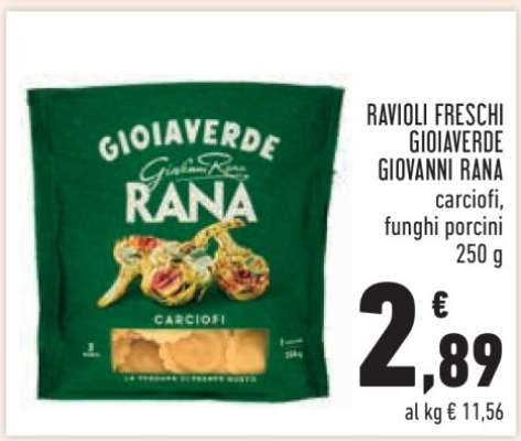 RAVIOLI FRESCHI GIOIAVERDE GIOVANNI RANA