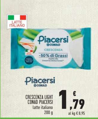 Crescenza Light Conad Piacersi