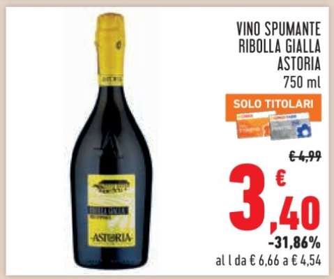 VINO SPUMANTE RIBOLLA GIALLA ASTORIA