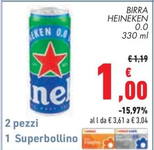 Birra Heineken 0.0