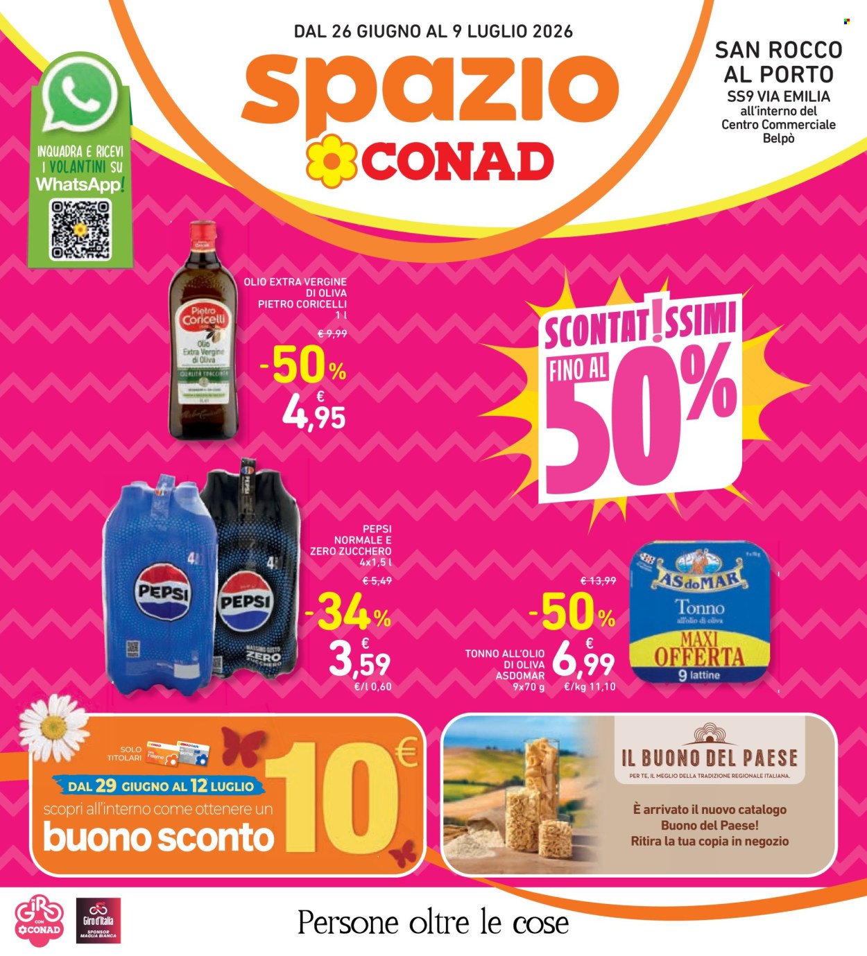 Volantino Spazio Conad - 26/6/2026 - 9/7/2026. Pagina 1
