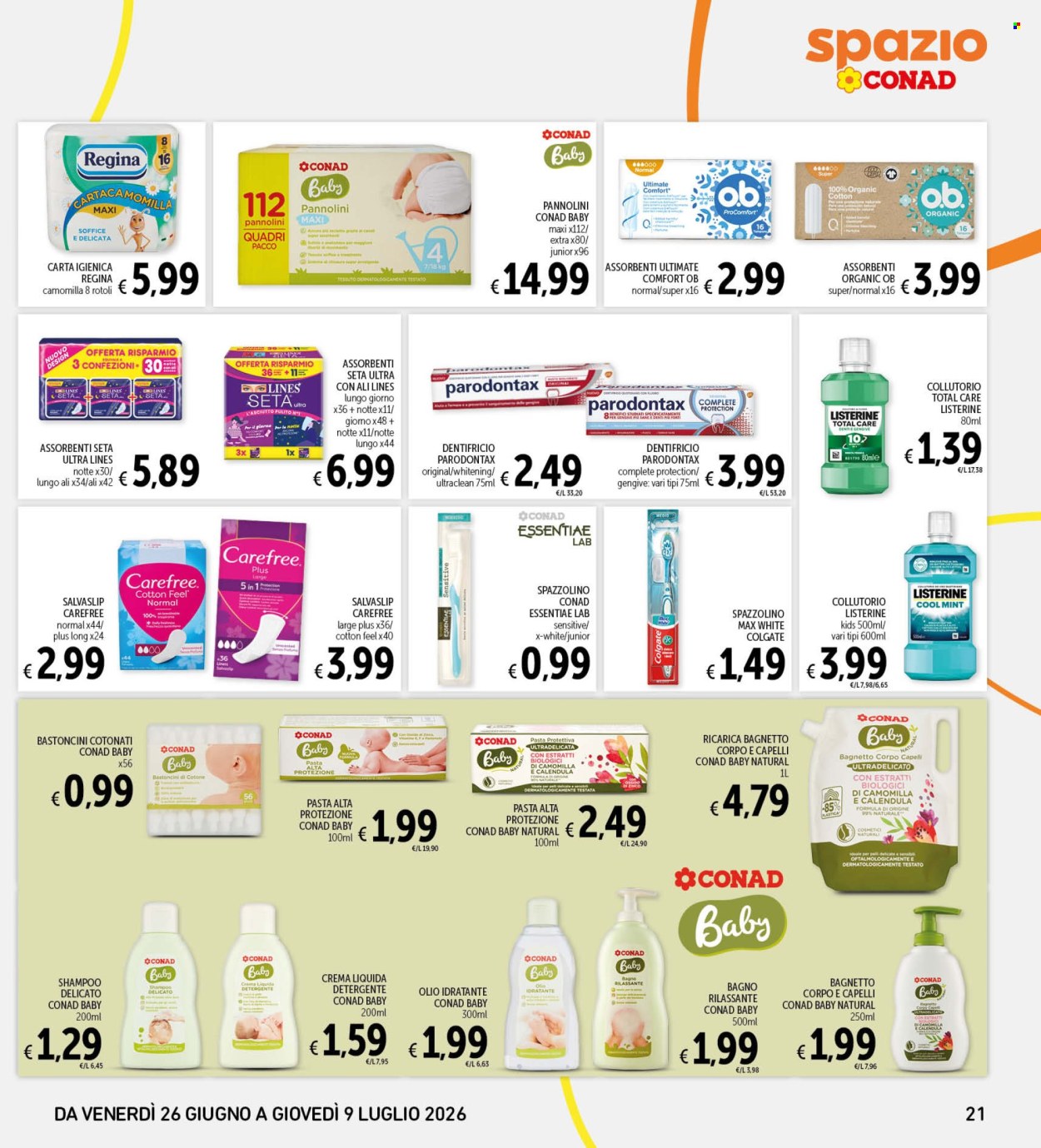 Volantino Spazio Conad - 26/6/2026 - 9/7/2026. Pagina 21